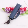 Wholesale, customization and printing of high-quality three-fold automatic umbrellas, portable gifts, business advertising umbrellas Specification image